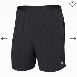 SAXX GO COASTAL CLASSIC VOLLEY Swim Board Shorts 5" Faded Black Extra Large XL